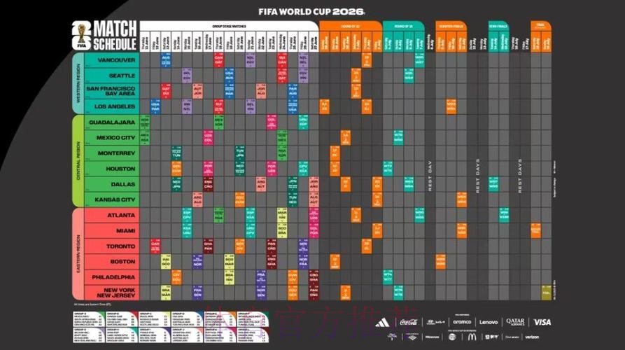 2026世界杯小组赛赛程完整版全程直播免费观看